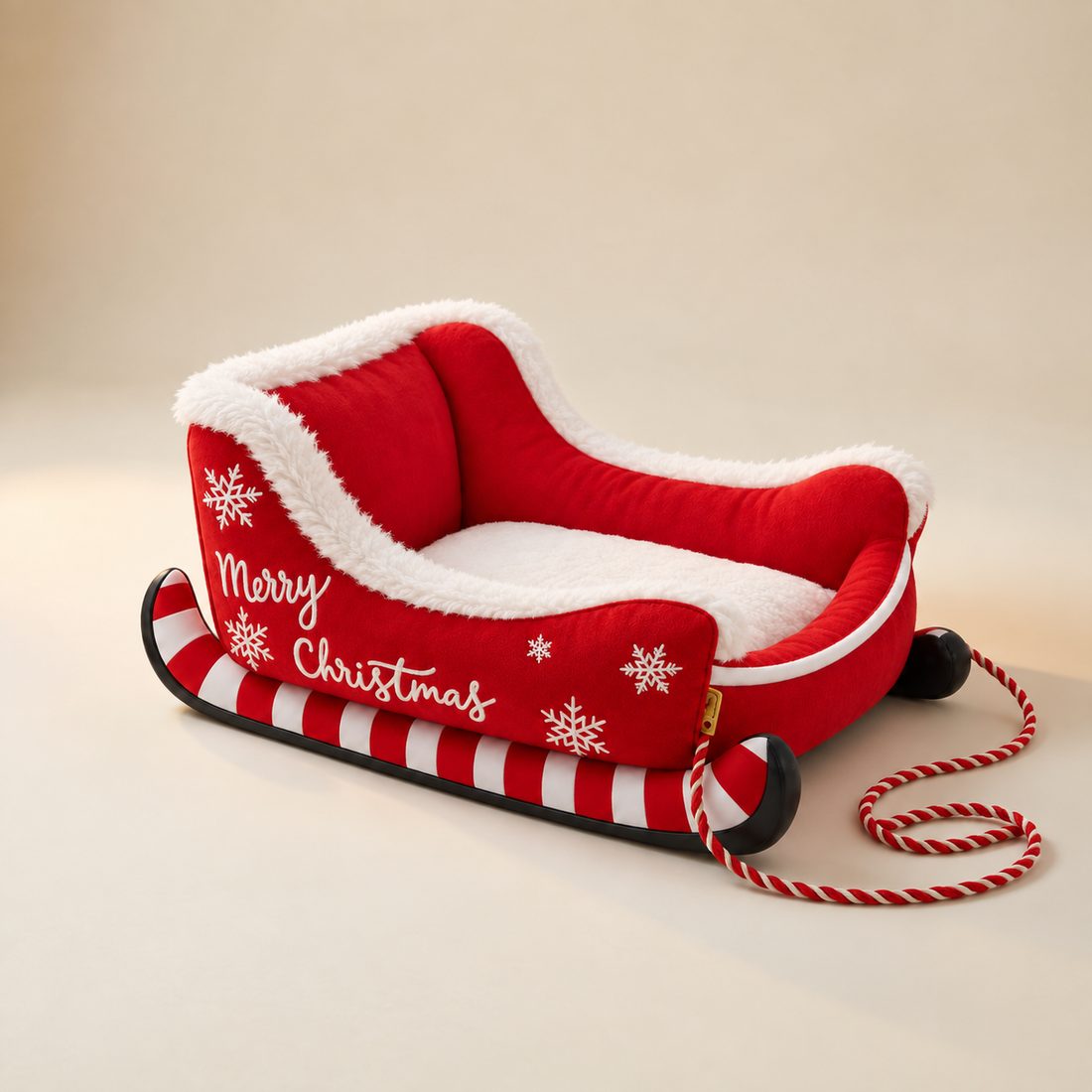 HollyPaws Christmas Bed