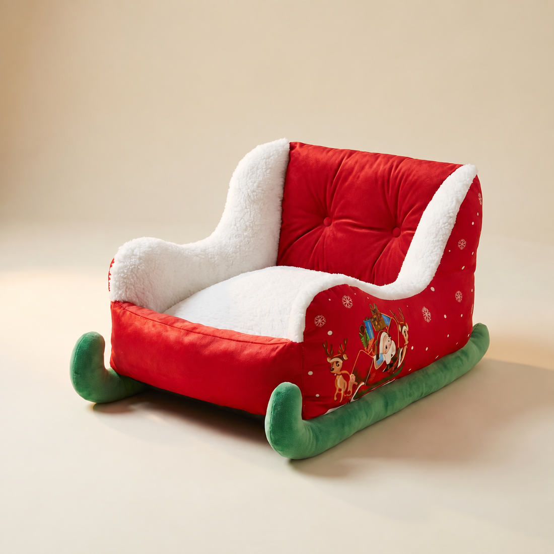 HollyPaws Christmas Bed