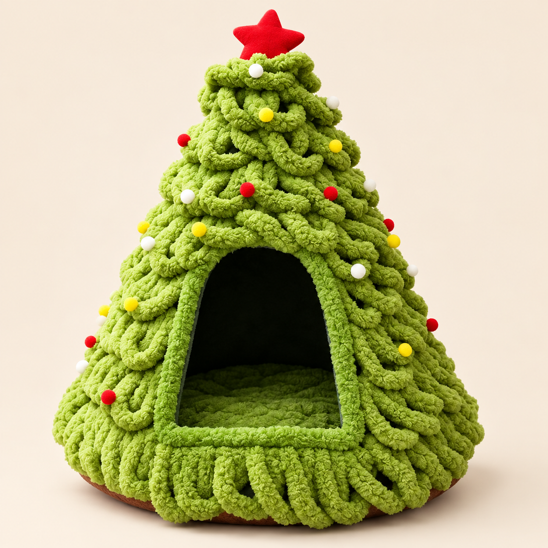 HollyPaws Christmas Bed