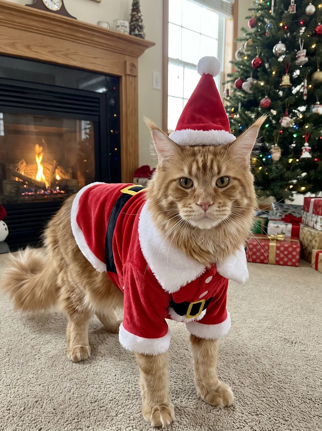 Santa Suit for Cats