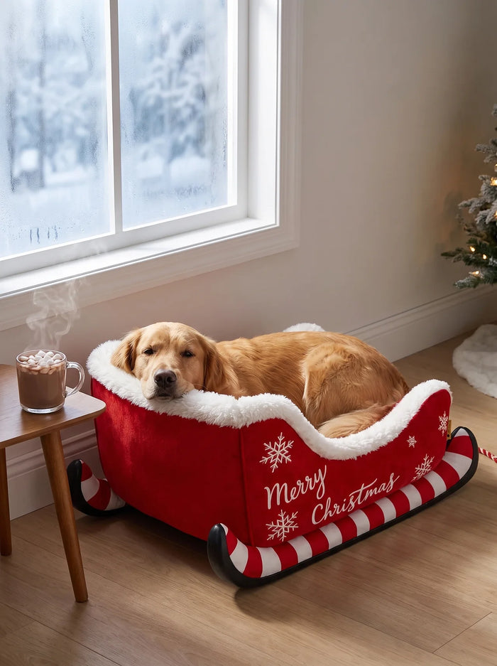 Red & White Sleigh